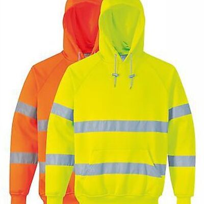 B304 HI-VIS HOODED SWEATSHIRT Thumbnail